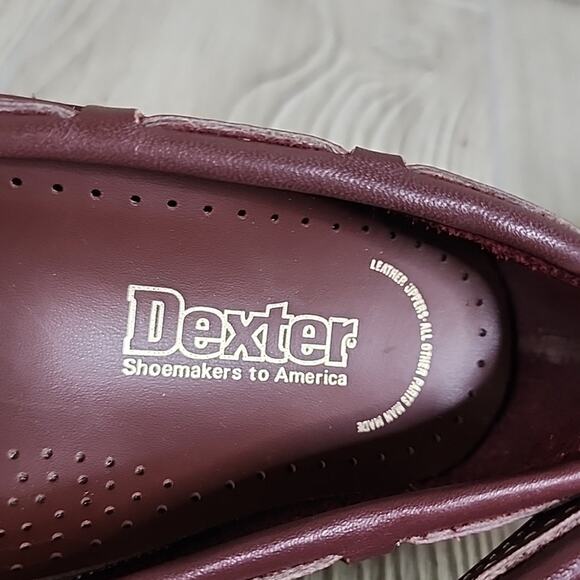 Dexter Leather Wedge Kilt Loafers Womens Size 7 - Picture 11 of 13